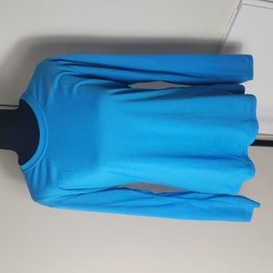 Nike Dry Fit Women's Blue Long Sleeve Tee Shirt Size M